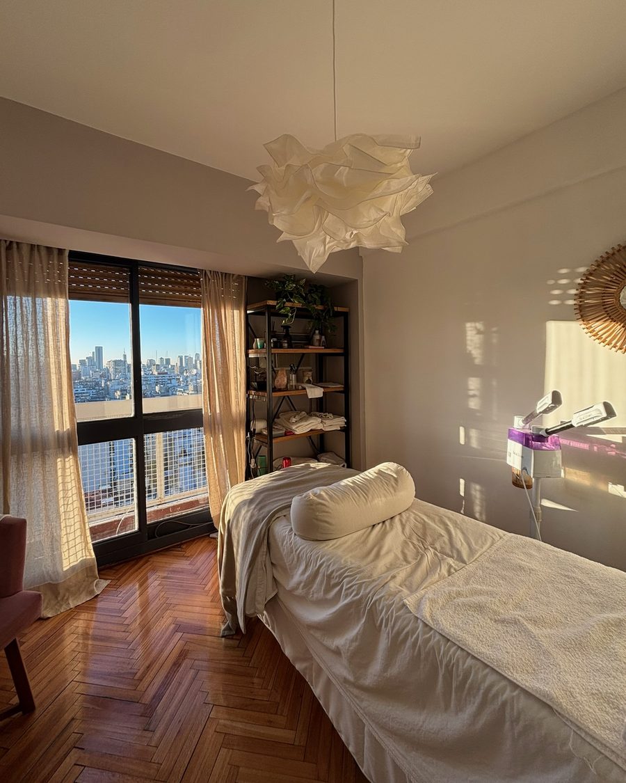 Sala con vista a la ciudad